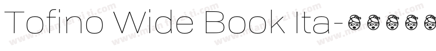 Tofino Wide Book Ita字体转换